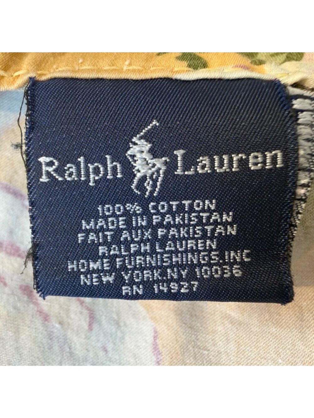 Vintage Ralph Lauren Home Sophie Brooke Queen Size Flat Sheet Floral 100% Cotton - Picture 8 of 8